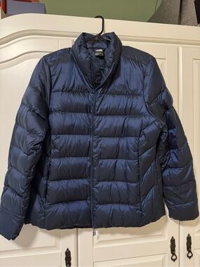 The North Face Navy Blue Packable Puffer Jacket